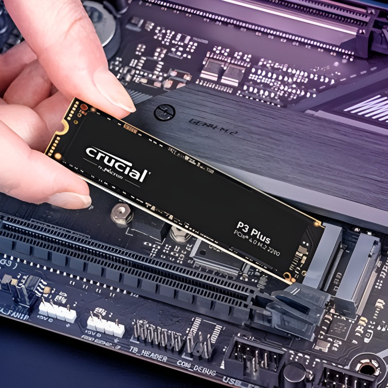 Disque Dur Interne Crucial SSD P3 Plus 4To PCIe M.2 2280 - Image 2