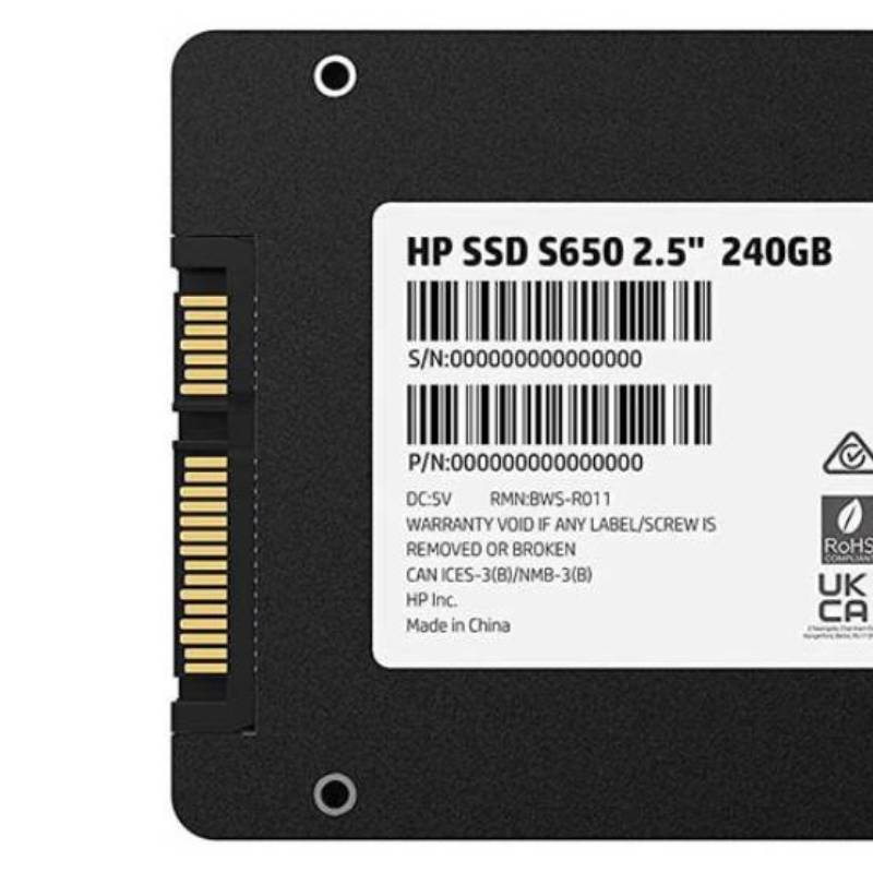 Disque Dur Interne HP S650 SATA III SSD 240 Go - Image 6