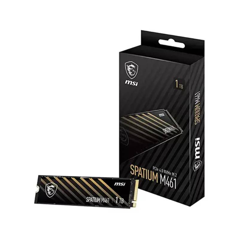 Disque Dur Interne MSI SPATIUM M461 1To SSD PCIe 4.0 NVMe M.2 