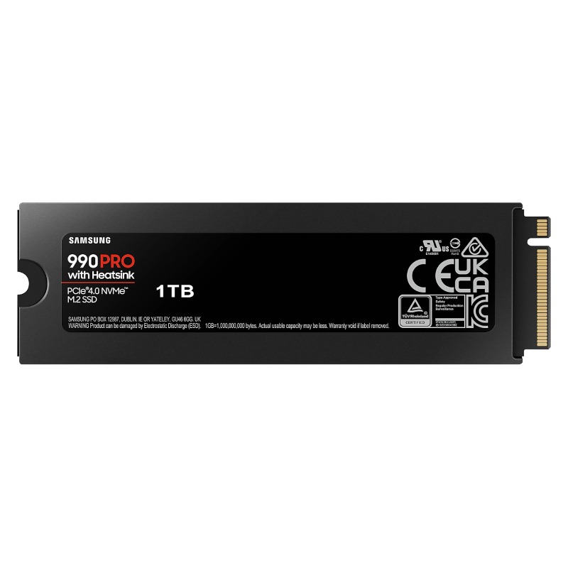 Disque Dur Interne SAMSUNG SSD 990 Pro 1To NVMe M.2 PCIe 4.0 Avec Dissipateur - Image 2