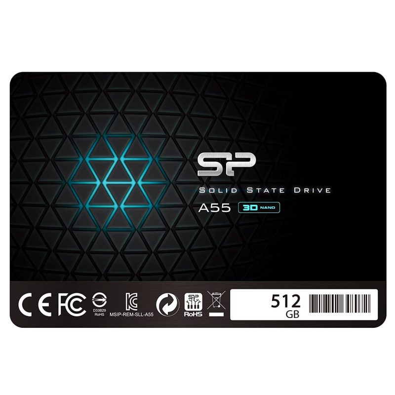 Disque Dur Interne SILICON POWER A55 512Go SSD - Noir