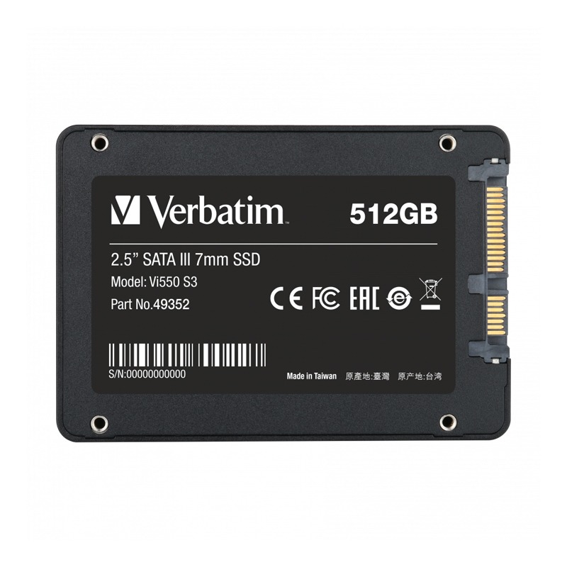 Disque Dur Interne VERBATIM Vi550 S3 512 Go SSD 2.5" - Image 3