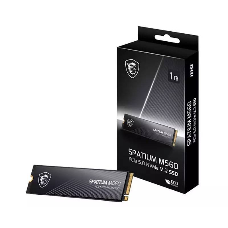 Disque Dur interne MSI SPATIUM M560 1To SSD PCIe 5.0 NVMe M.2 