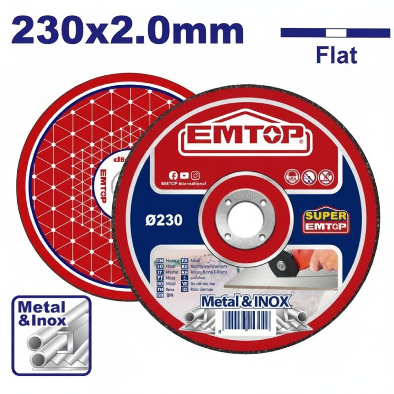 Disque Tronçonne EMTOP 230 x 2 mm - EACD202303