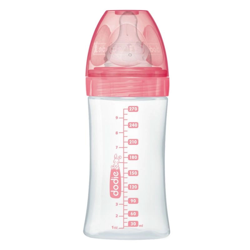 Biberon Initiation DODIE Peepa Pig Rose - 270ml - Image 3