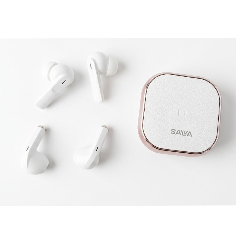 Écouteur Bluetooth SAIYA 4EN1 - Couleur Blanc - Image 3