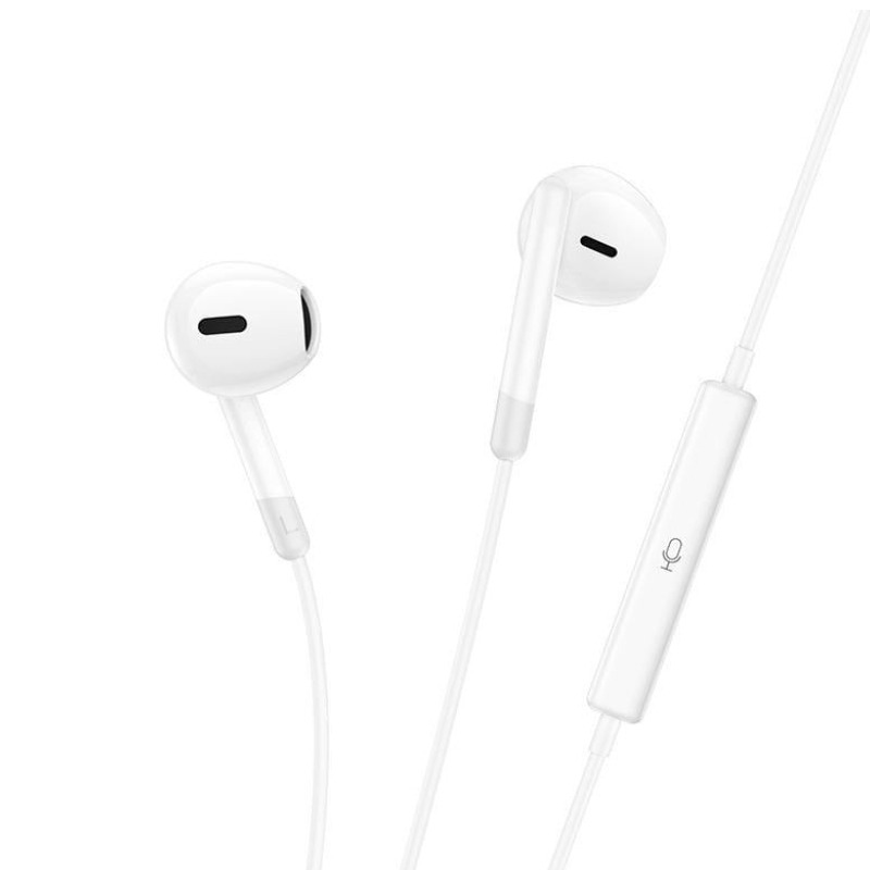 Ecouteurs Filaires Hoco M109 jack - Blanc - Image 2