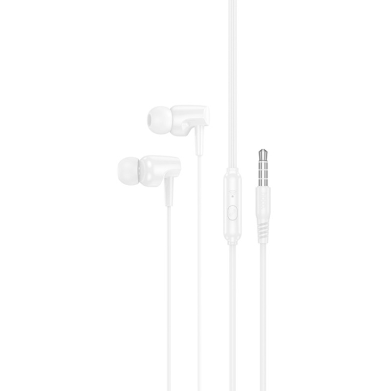 Ecouteurs Filaires Hoco M112 Jack 3.5mm- Blanc - Image 3