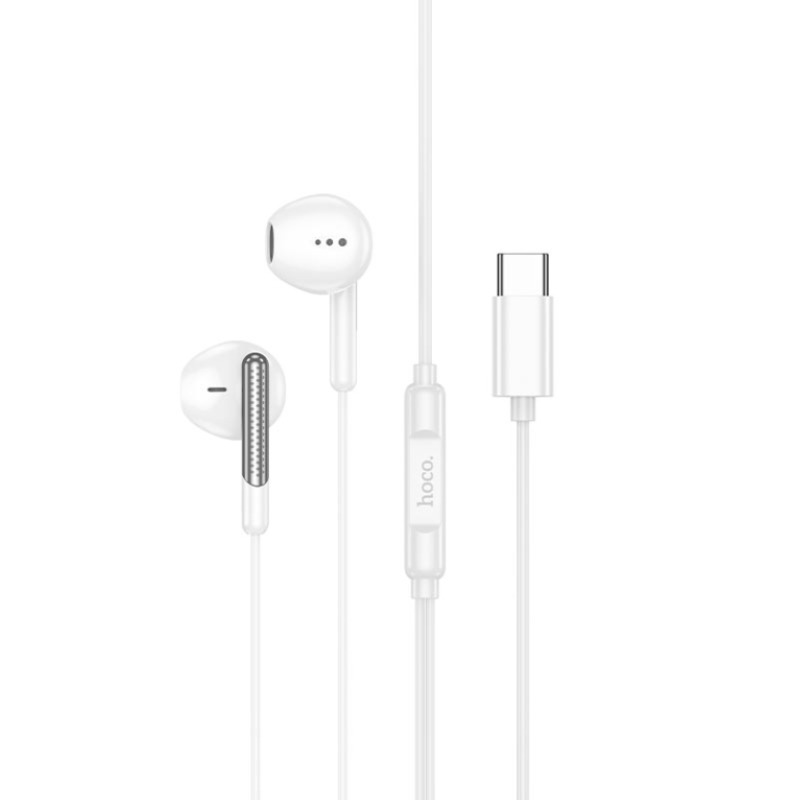 Ecouteurs Filaires Hoco M123 jack - Couleur Blanc 