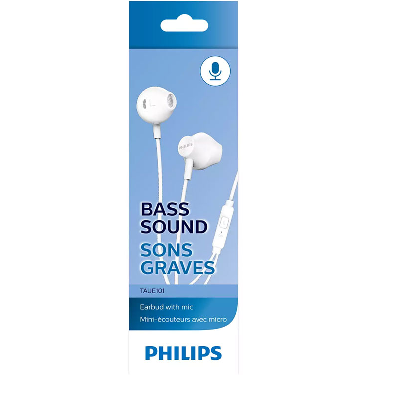 Écouteurs Filaires PHILIPS TAUE101WT/00 - Blanc - Image 2