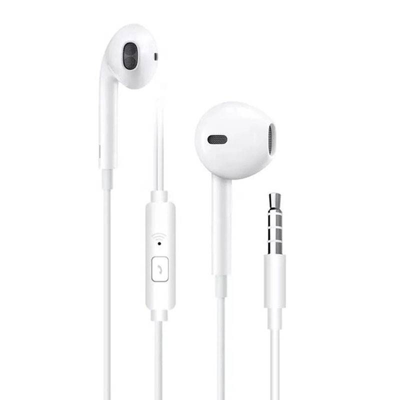 Écouteurs Filaires WUW R170 Avec Micro - Blanc
