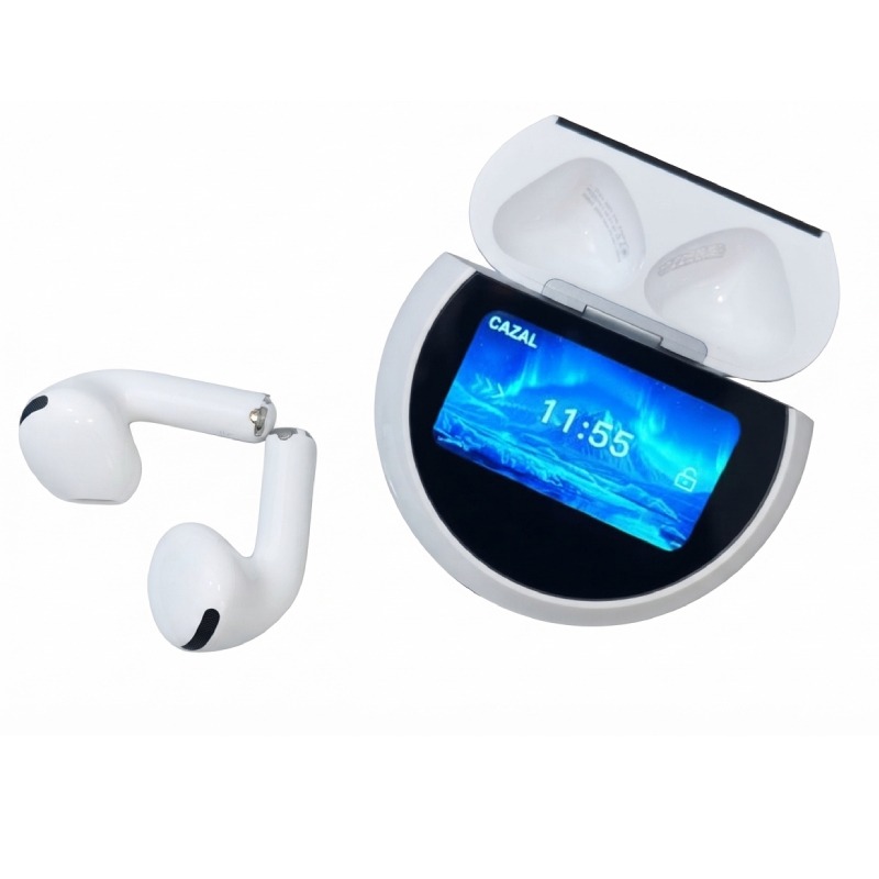 Écouteurs Sans Fil CAZAL CA-02 Bluetooth Avec Afficheur - Blanc
