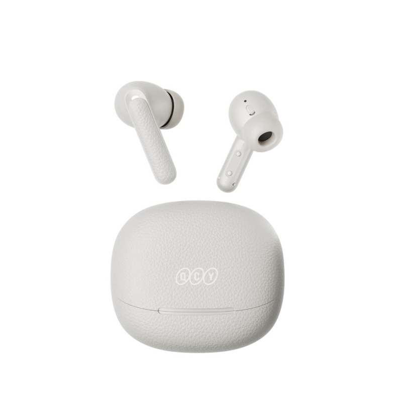 Écouteurs Sans Fil QCY BUDS ANC Bluetooth - Light Grey
