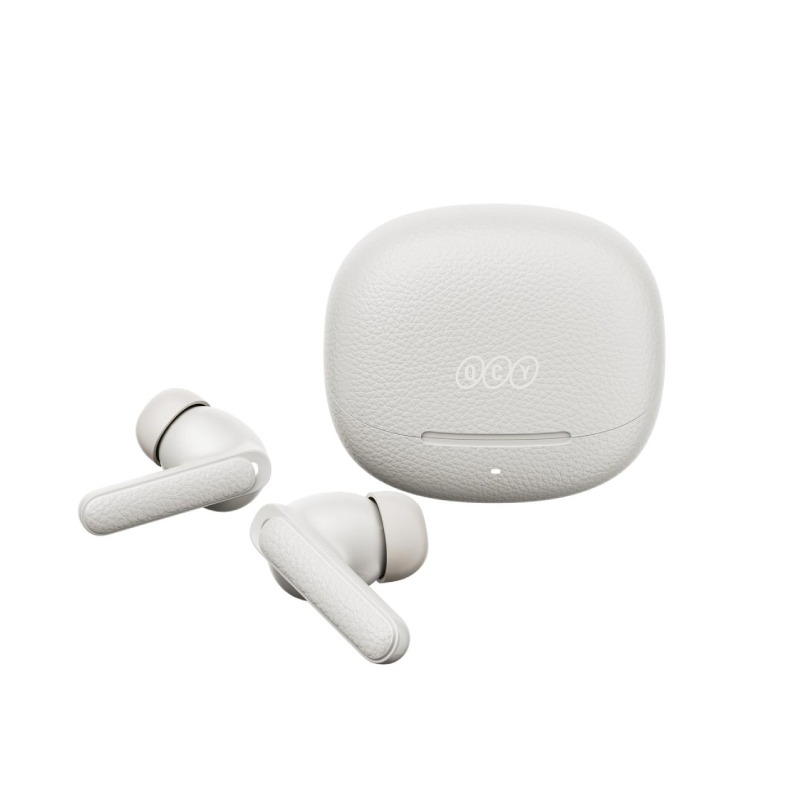 Écouteurs Sans Fil QCY BUDS ANC Bluetooth - Light Grey - Image 2