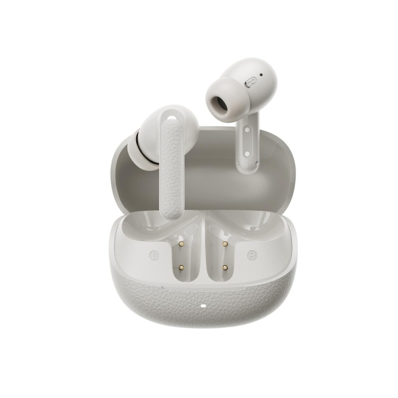 Écouteurs Sans Fil QCY BUDS ANC Bluetooth - Light Grey - Image 3
