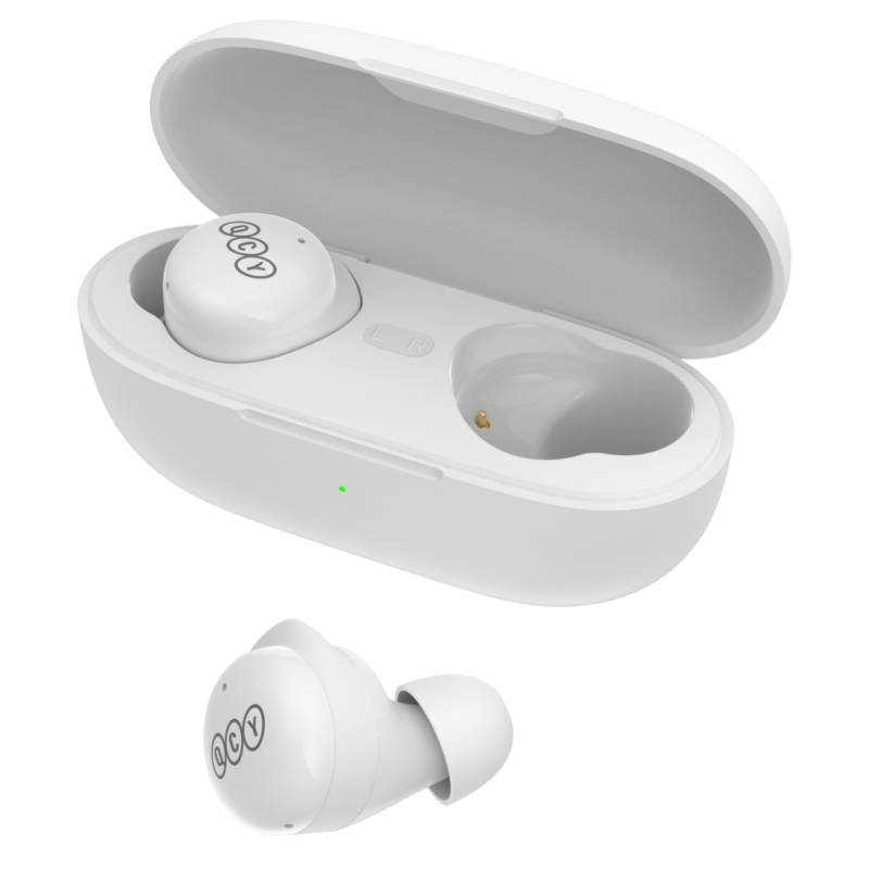Écouteurs Sans Fil QCY T17 Bluetooth - Blanc - Image 2