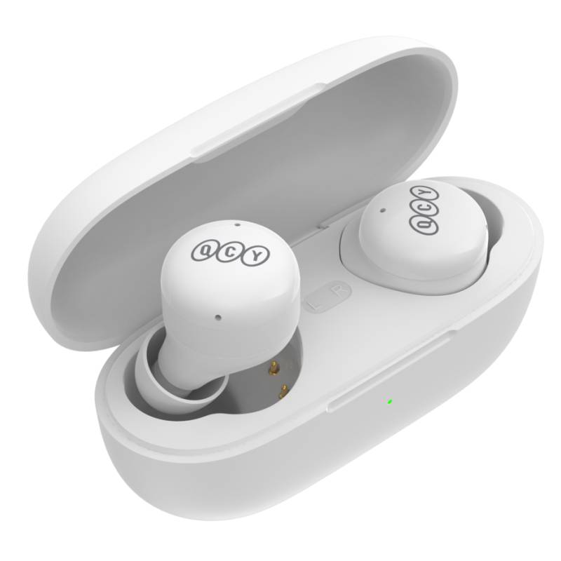 Écouteurs Sans Fil QCY T17 Bluetooth - Blanc - Image 3