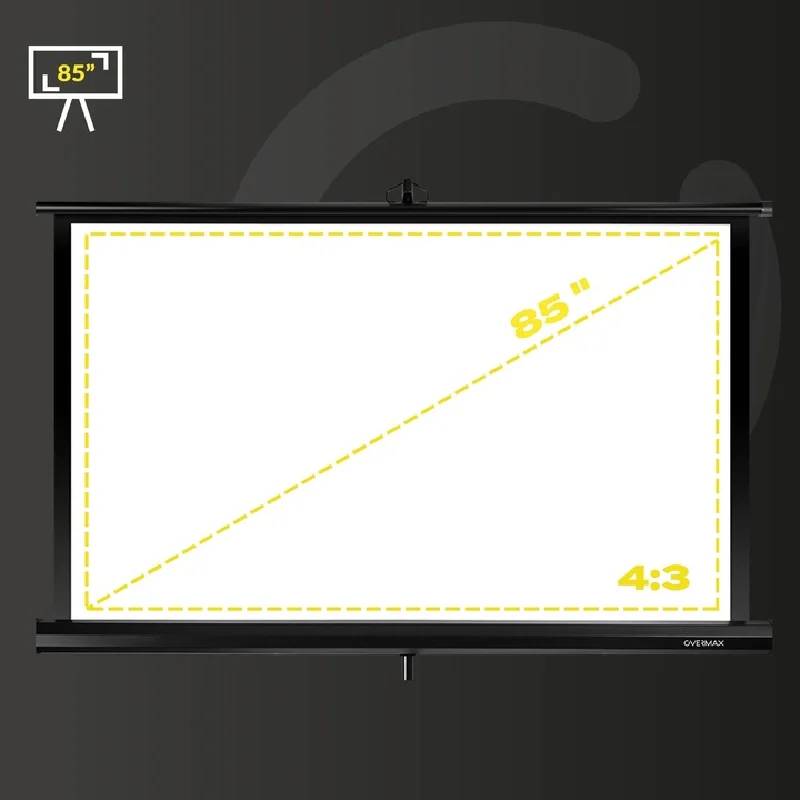 Écran de Projection OVERMAX 85" Sur Trépieds Pour Projecteur Portable - Image 2
