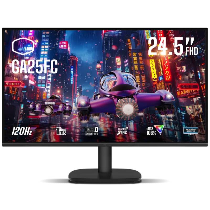 Ecran Gaming COOLER MASTER GA25FC 24.5'' Full HD IPS 120Hz, Photo boutique MyTek chez MyTek