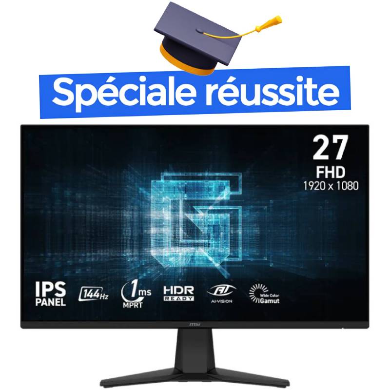 Ecran Gaming MSI G275L E14 27'' Full HD IPS 144 Hz
