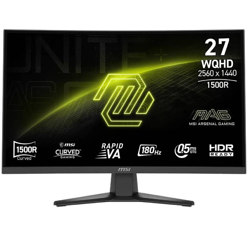 Ecran Gaming MSI MAG 275CQF E18 27" WQHD Incurvé 180 Hz
