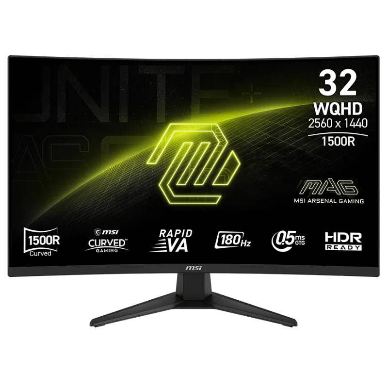 Ecran Gaming MSI MAG 321CQF E18 31.5" WQHD Incurvé 180 Hz 