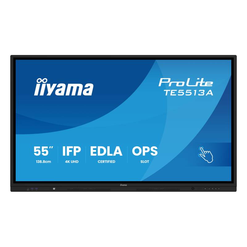 Écran interactif IIYAMA TE5513A-B1AG 54.6" Tactile IPS Android 14