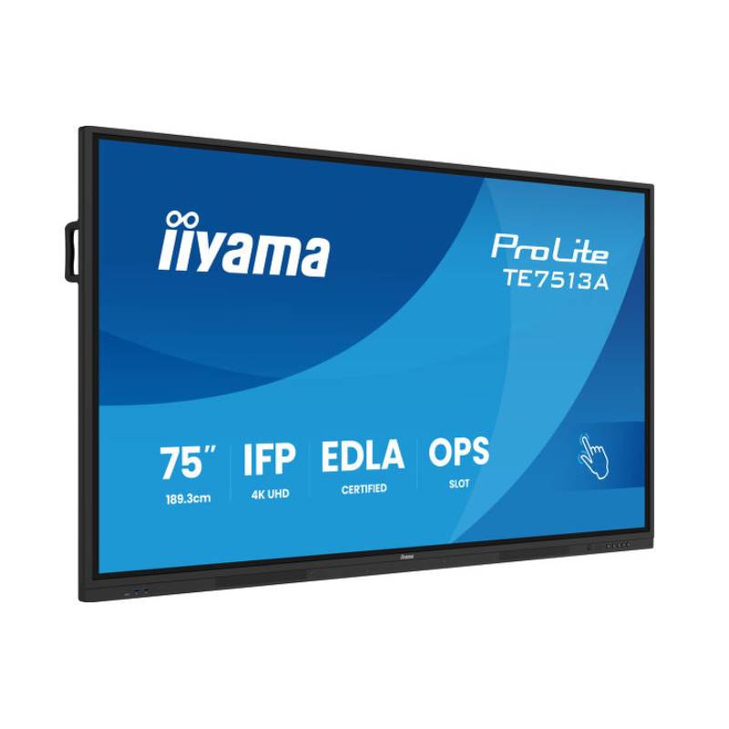 Écran Interactif IIYAMA TE7513A-B2AG 75" Tactile 4K Android 14