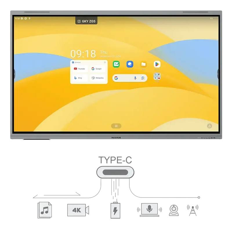 Écran interactif MAXHUB 65" E6530 8GO 128GO Android 14 Google Edla - Image 3