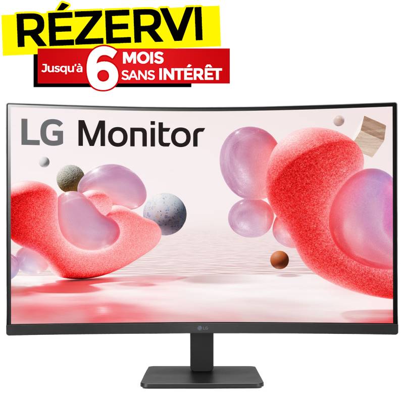 ECRAN LG Incurvé 32" FHD 32MR50C-B 100Hz / NOIR, Photo boutique MyTek chez MyTek