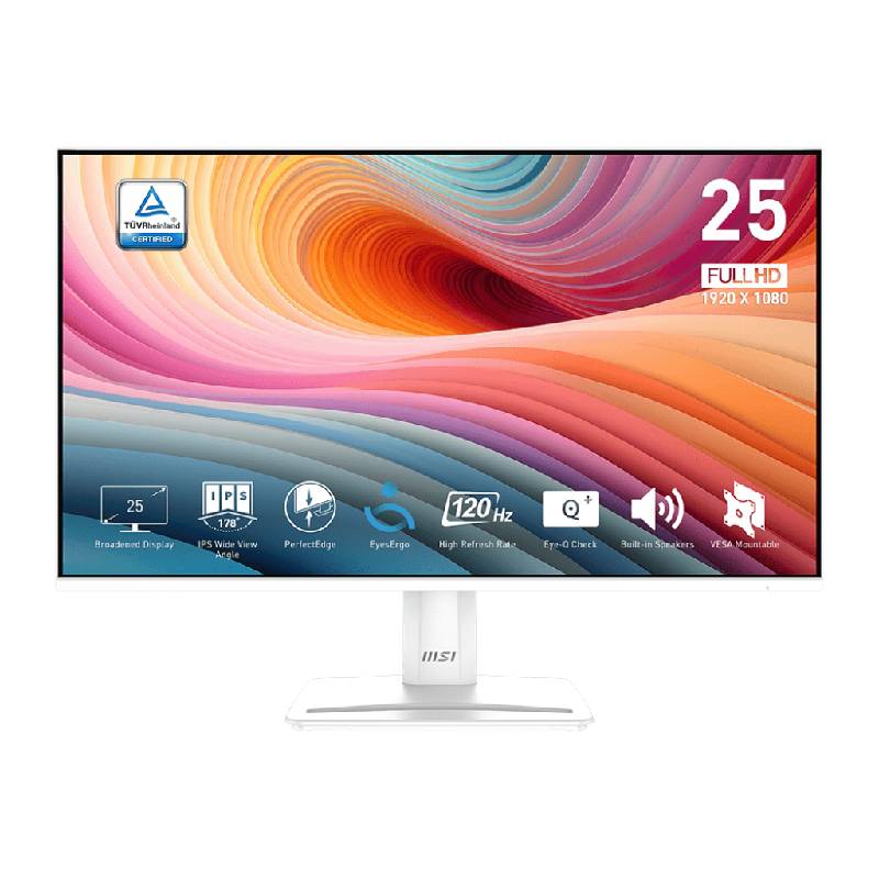 Ecran MSI PRO MP251 E2 24.5" Full HD IPS 120 Hz - Blanc