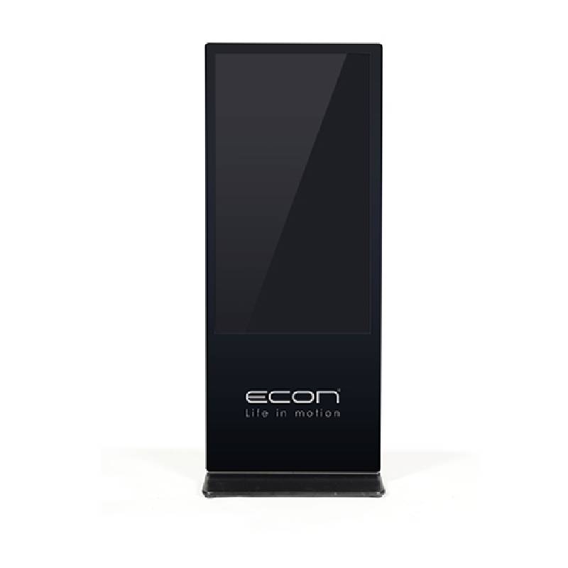 Ecran Publicitaire ECON 55" Tactile LED Android - Noir