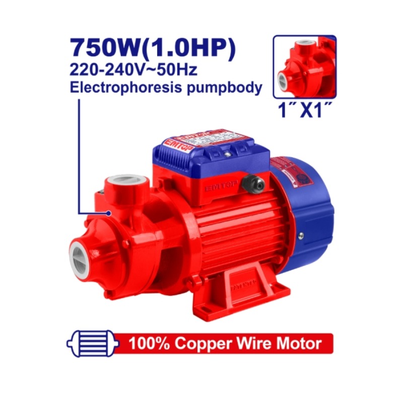 ELECTROPOMPE EMTOP 1CV 1"H52M 50L/MN EMTOP EWPPV07501 - Image 2