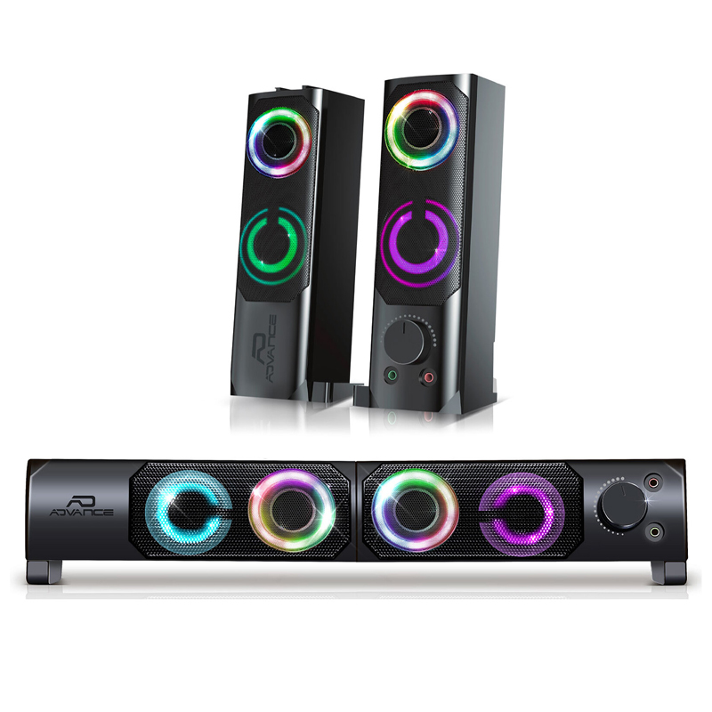 Enceinte Filaire ADVANCE Soundphonic 2.0 6W RMS - Noir - Image 2