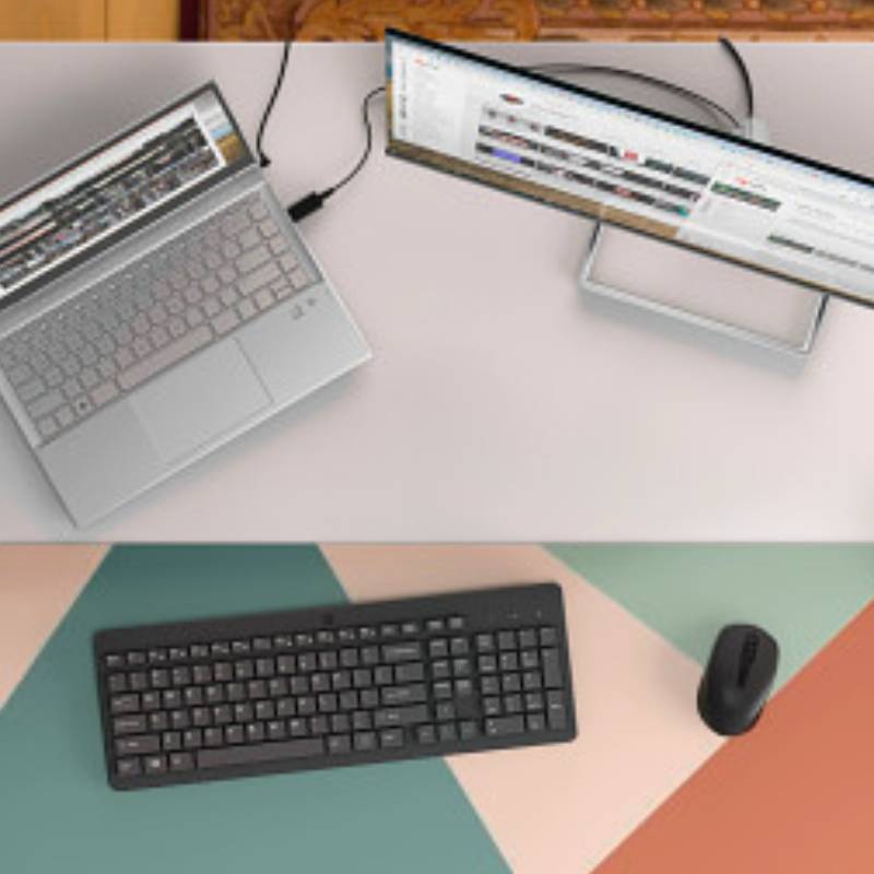 Ensemble Clavier et Couris HP 330 - Noir - Image 6