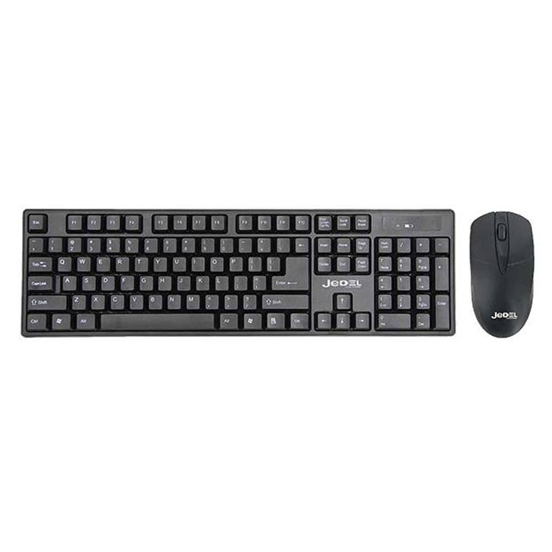 Ensemble Clavier et Souris Sans Fil JEDEL WS732 - Noir, Photo boutique MyTek chez MyTek