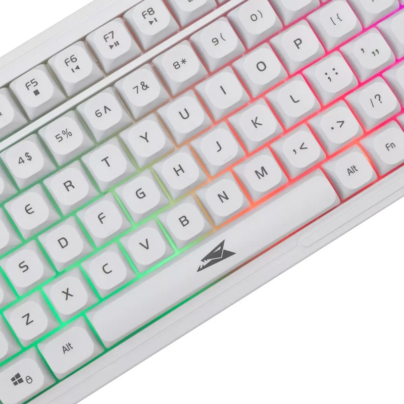 Ensemble Clavier + Souris Filaire BARACUDA ORCA - Blanc - Image 2