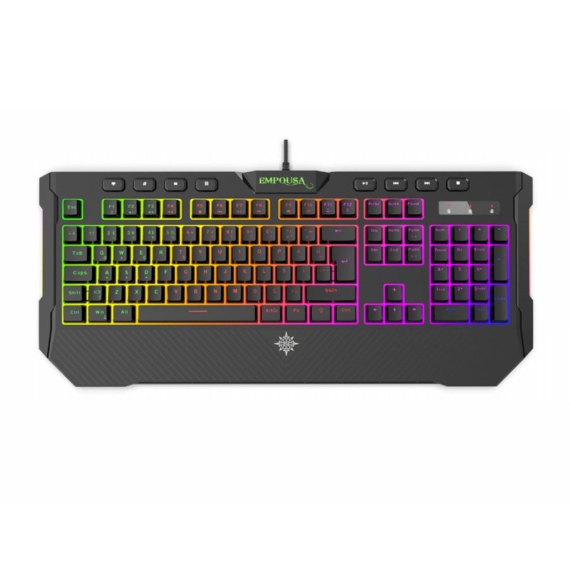 Ensemble Clavier + Souris Filaire Gamer INCA IKG-315G USB - Noir - Image 2