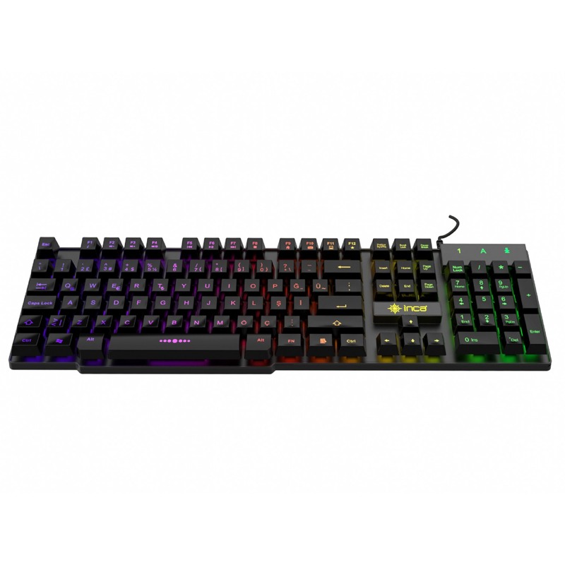 Ensemble Clavier + Souris Filaire Gamer INCA IKG-448 USB - Noir - Image 4