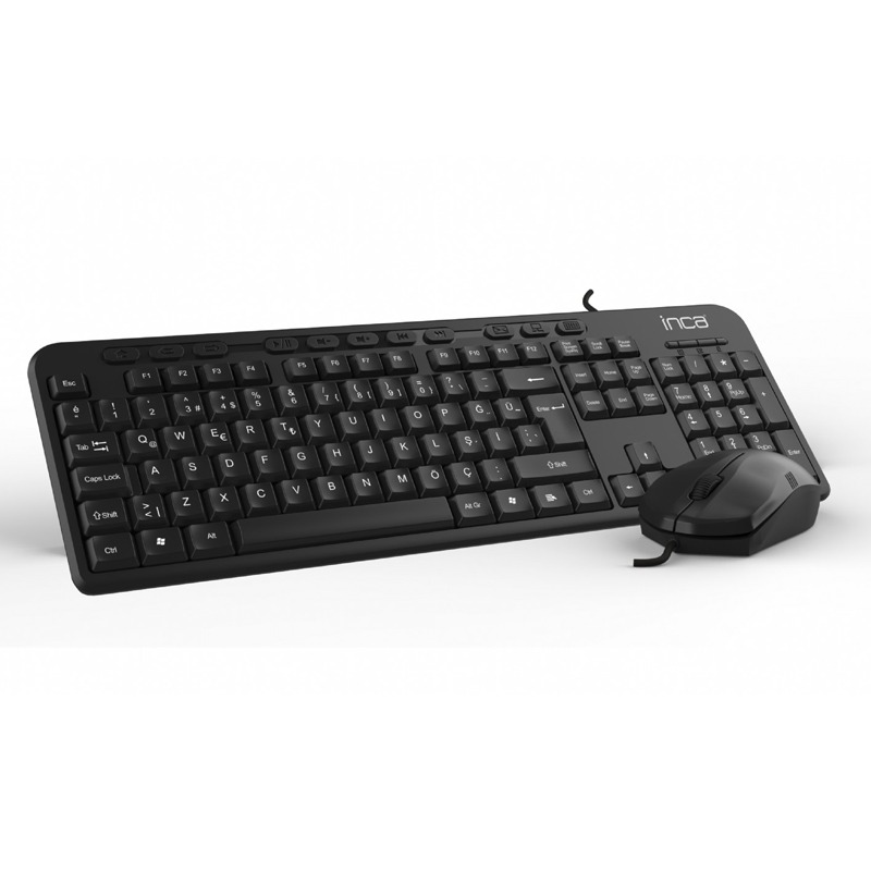 Ensemble Clavier + Souris Filaire INCA IMK-375T USB - Noir - Image 4