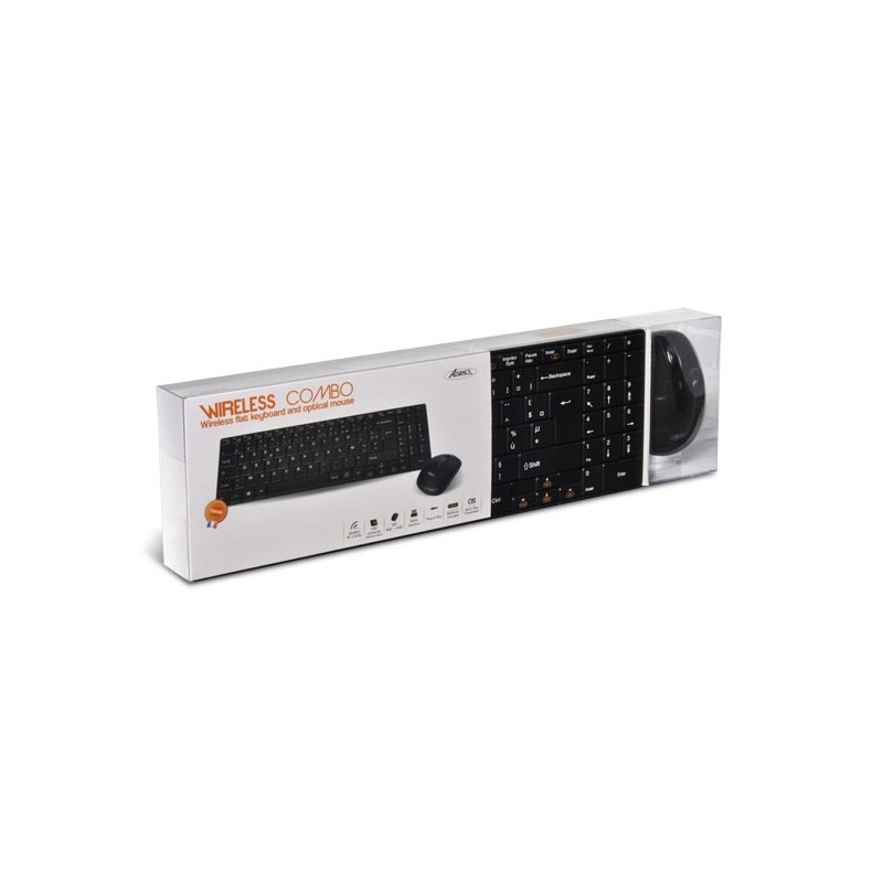 Ensemble Clavier & Souris Sans Fil ADVANCE Combo - Noir - Image 5