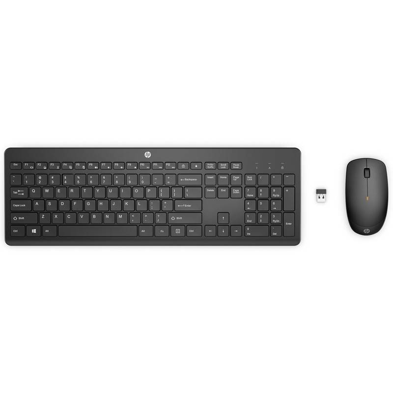 Pack Clavier et Souris Sans Fil HP 235 Noir, Photo boutique MyTek chez MyTek