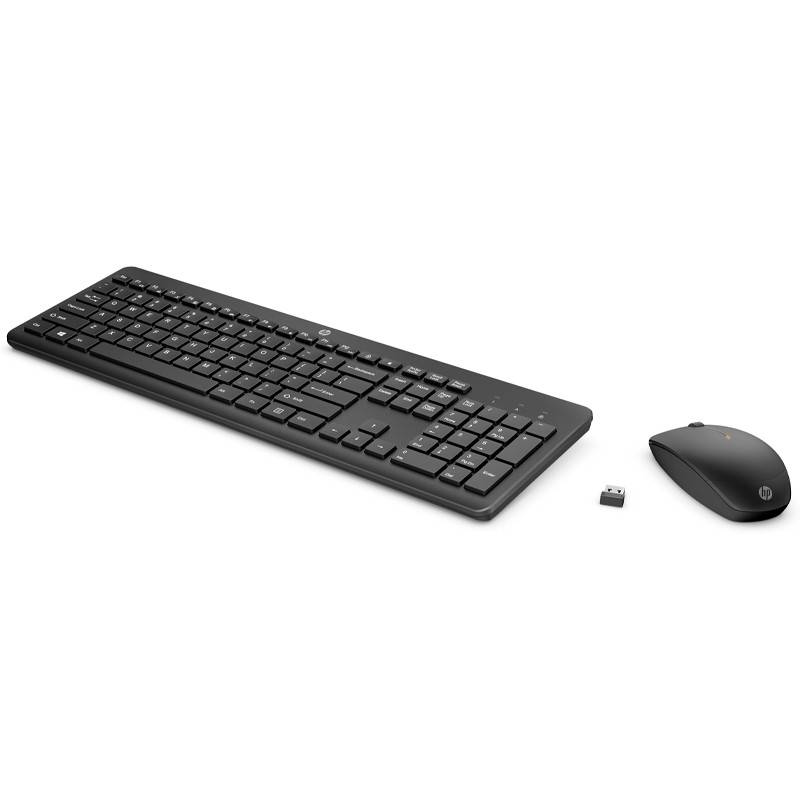 Ensemble Clavier + Souris Sans Fil HP 235 - Noir - Image 2