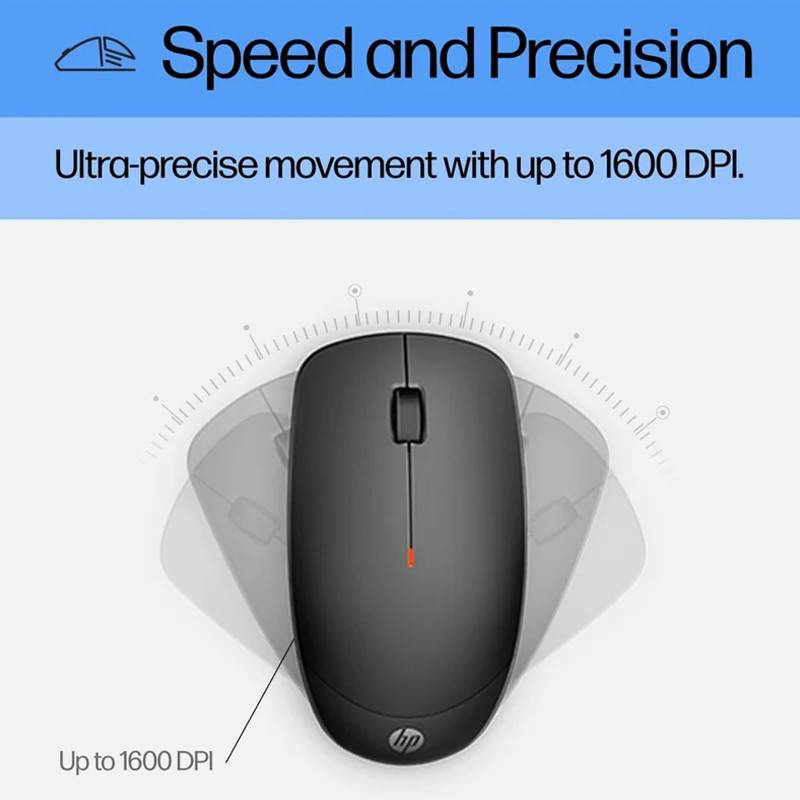 Ensemble Clavier + Souris Sans Fil HP 235 - Noir - Image 5