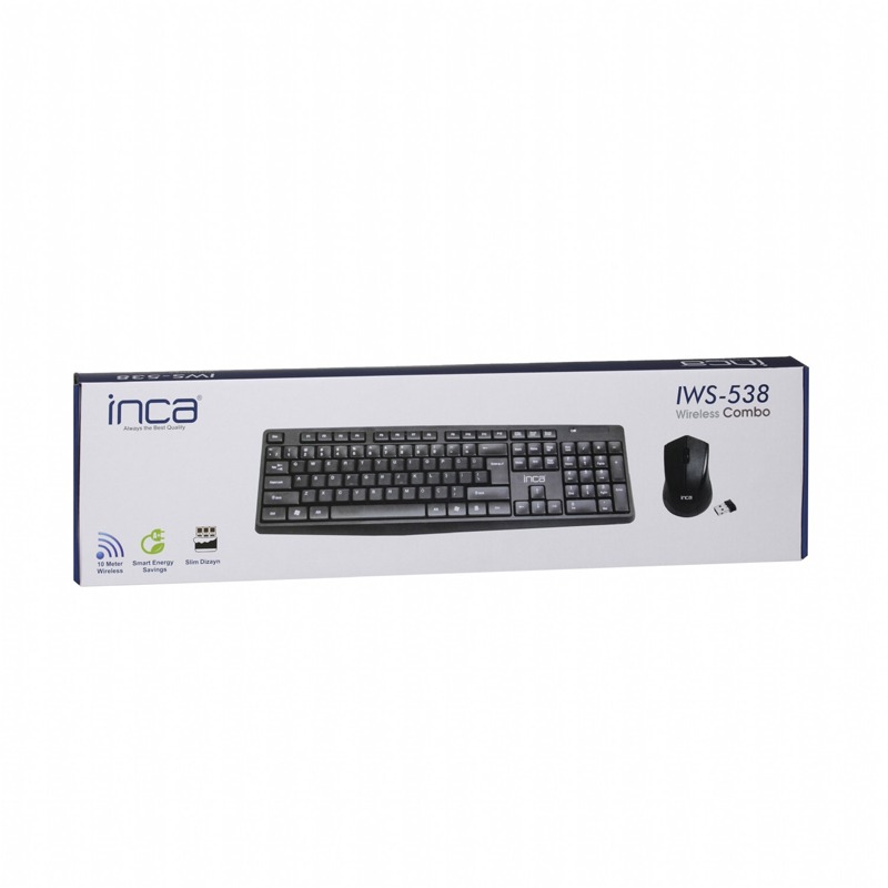 Ensemble Clavier + Souris Sans Fil INCA IWS-538 - Noir - Image 6