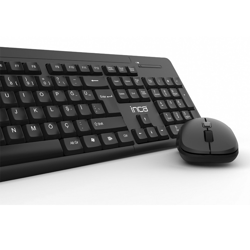 Ensemble Clavier + Souris Sans Fil INCA IWS-539T - Noir - Image 5