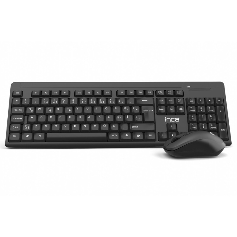 Ensemble Clavier + Souris Sans Fil INCA IWS-539T - Noir - Image 3