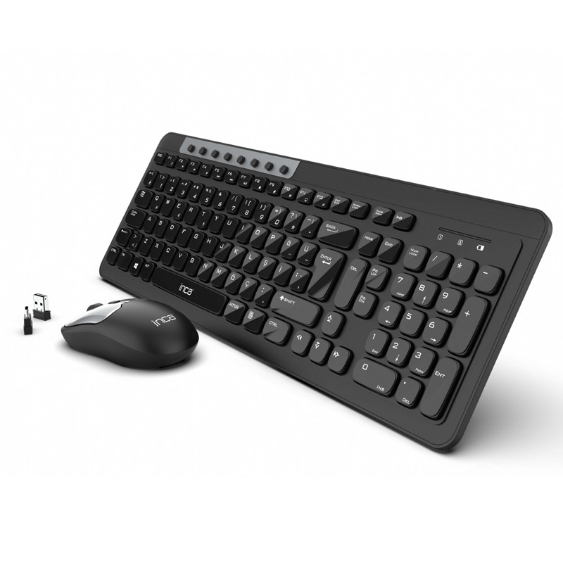 Ensemble Clavier + Souris Sans Fil INCA IWS-599 - Noir - Image 3