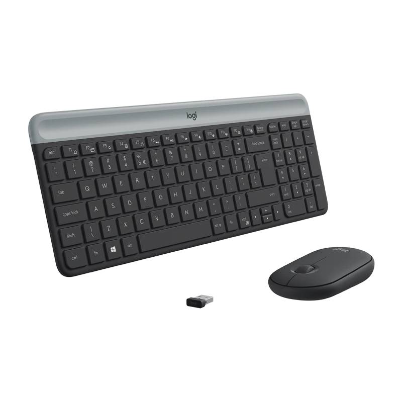 Ensemble Clavier & Souris Sans Fil LOGITECH MK470 - Noir - Image 2