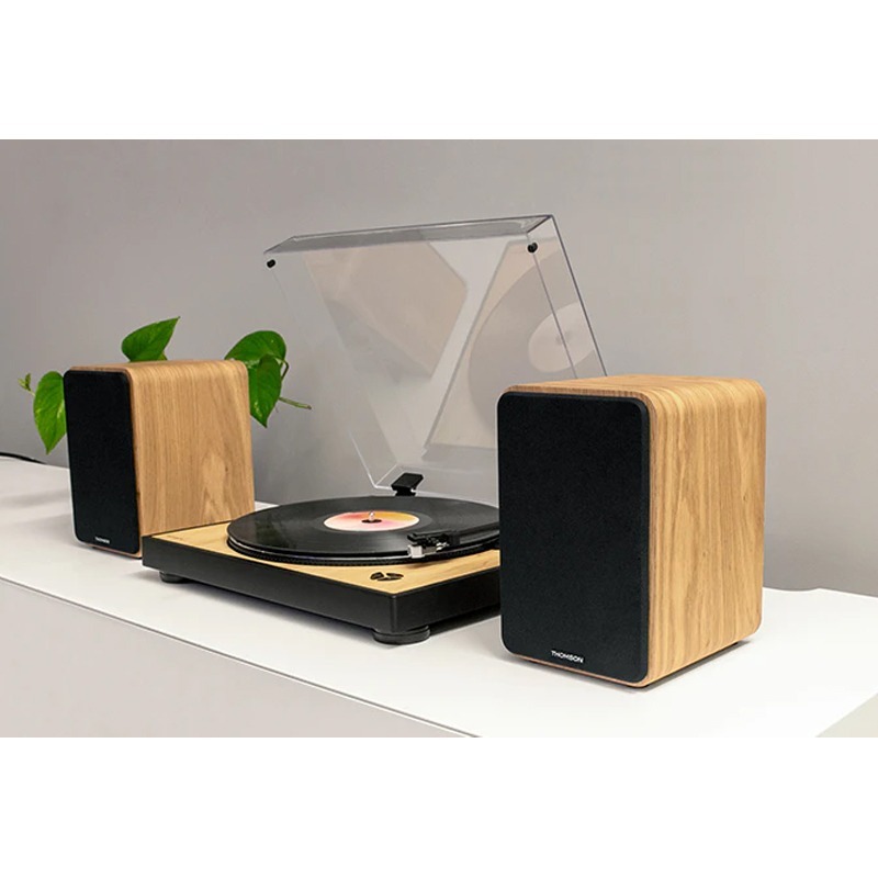 Ensemble de 2 Enceintes Sans fil THOMSON WS602DUO - Bois - Image 4